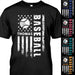 GeckoCustom Personalized Custom Baseball Shirts C524 Basic Tee / Black / S