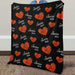 GeckoCustom Personalized Custom Basketball Blanket H532 VPS Cozy Plush Fleece 30 x 40 Inches (baby size)