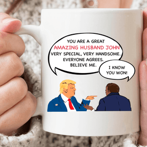 GeckoCustom Personalized Custom Coffee Mug, Gift For Dad, You Are Very Special Dad Trump