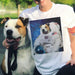 GeckoCustom Personalized Custom Dog Photo Shirt, Funny Pet Astronaut Shirt, Dog Lovers Gift