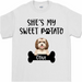 GeckoCustom Personalized Custom Dog Shirt, He/She Is My Sweet Potato, Gift For Dog Lover Unisex T-Shirt / Sport Grey / S