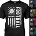 GeckoCustom Personalized Custom Football Shirts C524 Basic Tee / Black / S