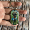 GeckoCustom Personalized Custom Keychain, Dog Lover Gift, Your Wings Were Ready But Our Hearts Were Not