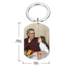 GeckoCustom Personalized Custom Keychain, Gift For Dad, I Have A Hero I Call Him Dad
