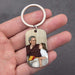 GeckoCustom Personalized Custom Keychain, Gift For Dad, I Have A Hero I Call Him Dad No Gift Box