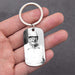 GeckoCustom Personalized Custom Keychain, Gift For Dad, I Have An Angel In Heaven, I Call Him Dad No Gift box