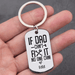 GeckoCustom Personalized Custom Keychain, Gift For Dad, If Dad Can't Fix It No One Can