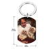 GeckoCustom Personalized Custom Keychain, Gift For Dad, This Best Dog Dad Belongs To