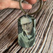 GeckoCustom Personalized Custom Keychain, Gift For Grandpa, Gift for Dad, Your Wings Were Ready But Our Hearts Were Not