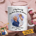 GeckoCustom Personalized Custom Photo Coffee Mug, Big Piece Of My Heart Is In Heaven Mug, Memorial Gift 11oz