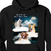 GeckoCustom Personalized Custom Photo Dog Cat Pet Shirt C552 Pullover Hoodie / Black Colour / S