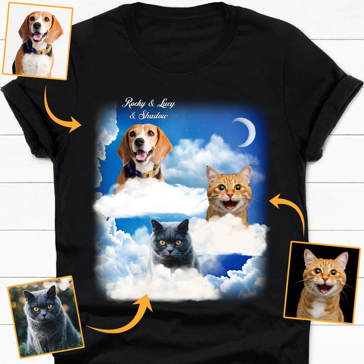 Personalized Custom Photo Dog Cat Pet Shirt - GeckoCustom