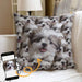 GeckoCustom Personalized Custom Photo Dog Throw Pillow, Pets Photo Seamless Pillow, Dog Lover Gift