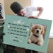 GeckoCustom Personalized Custom Print Canvas, Dog Lover Gift, When Tomorrow Starts Without Me 12"x8"