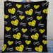 GeckoCustom Personalized Custom Softball Blanket H532 VPS Cozy Plush Fleece 30 x 40 Inches (baby size)
