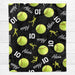 GeckoCustom Personalized Custom Softball Collage Blanket H531