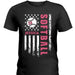 GeckoCustom Personalized Custom Softball Shirts C524 Women Tee / Black Color / S