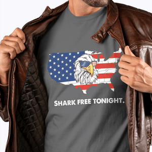 GeckoCustom Personalized Custom T Shirt, 4th Of July Gift, The Eagles Free Tonight