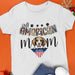 GeckoCustom Personalized Custom T Shirt, Dog Lover Gift, 4th Of July Gift, All American Mom Unisex T-Shirt / Light Blue / S
