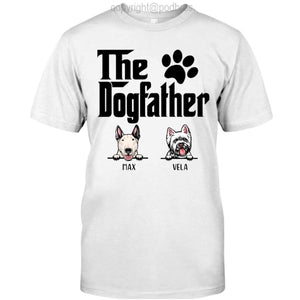 GeckoCustom Personalized Custom T Shirt, Dog Lover Gift, Fathers Day Gift, The Dog Father Unisex T-Shirt / Sport Grey / S
