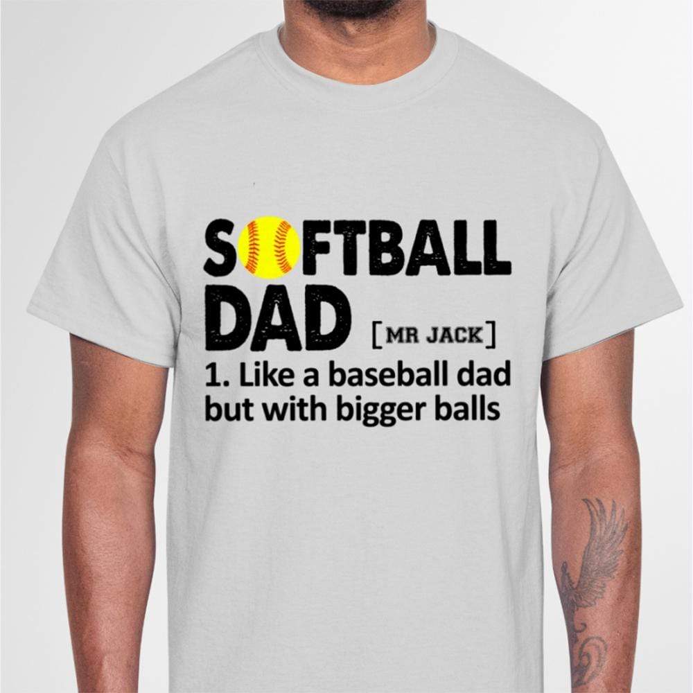 All Star Softball Dad Shirt | Short Sleeve Softball Shirt | All Star  Softball Dad Spirit Wear | Custom Softball Shirt | Customize colors