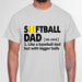GeckoCustom Personalized Custom T Shirt, Softball Gift, Softball Mom And Dad Unisex T-Shirt / Sport Grey / S