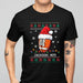 GeckoCustom Personalized Custom Ugly Christmas Football Sweatshirt C565 Premium Tee / P Black / S