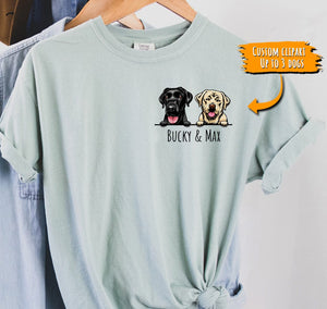 GeckoCustom Personalized Dog Clipart Dog Shirt, HN590
