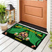 GeckoCustom Personalized Dog Happy St.Patrick's Day Doormat HN590