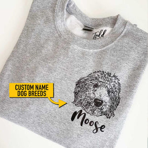 GeckoCustom Personalized Dog Head Dog Shirt, HN590