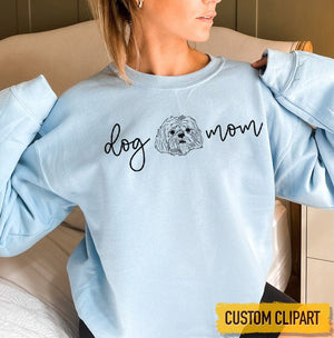 GeckoCustom Personalized Dog Mom Dog Shirt, HN590