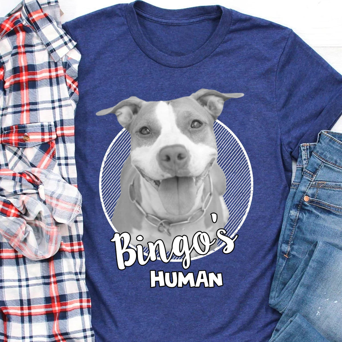 Personalized Dog Shirts For Humans Custom Photo Dog Shirt GeckoCustom