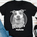 GeckoCustom Personalized Dog Shirts For Humans Custom Photo Dog Shirt Dark C466 Premium Tee (Favorite) / P Black / S