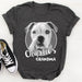 GeckoCustom Personalized Dog Shirts For Humans Custom Photo Dog Shirt Dark C466 Women Tee / Black Color / S