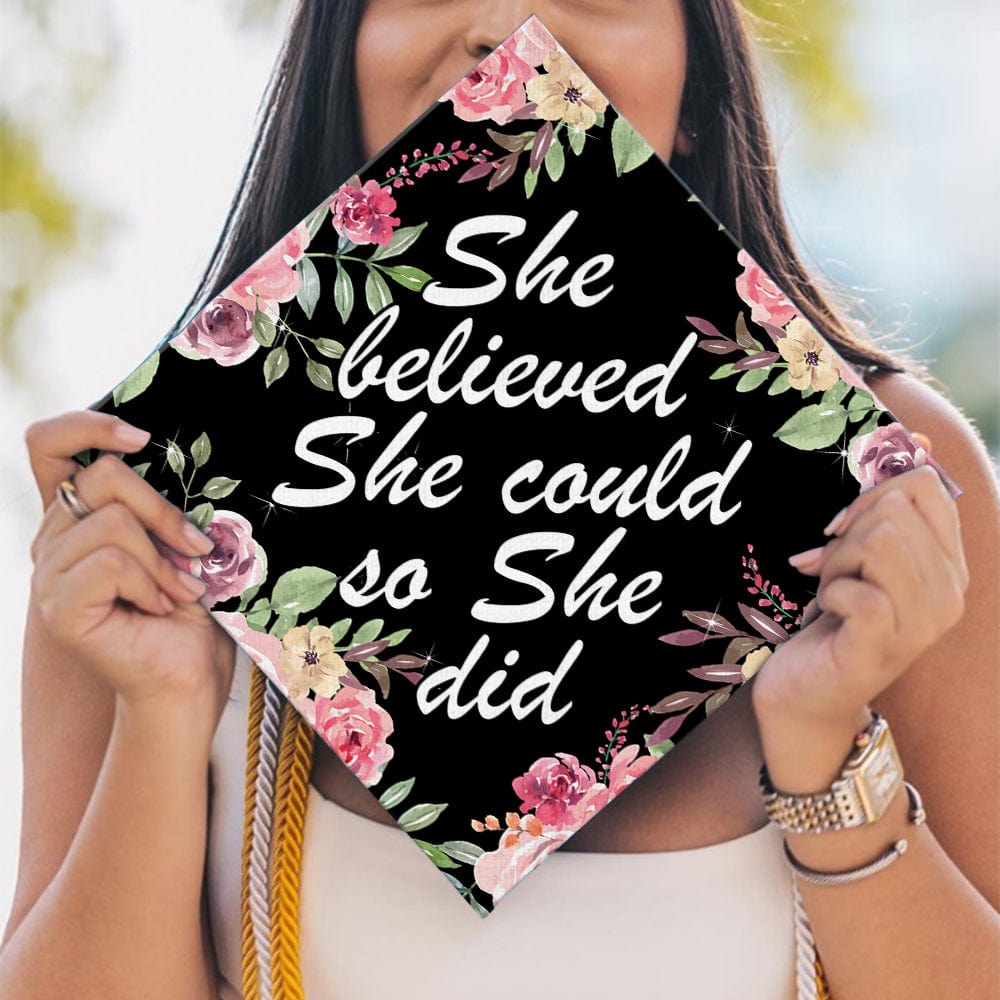 GeckoCustom Personalized Graduation Topper, Graduation Gift HN590 9.5"x9.5"