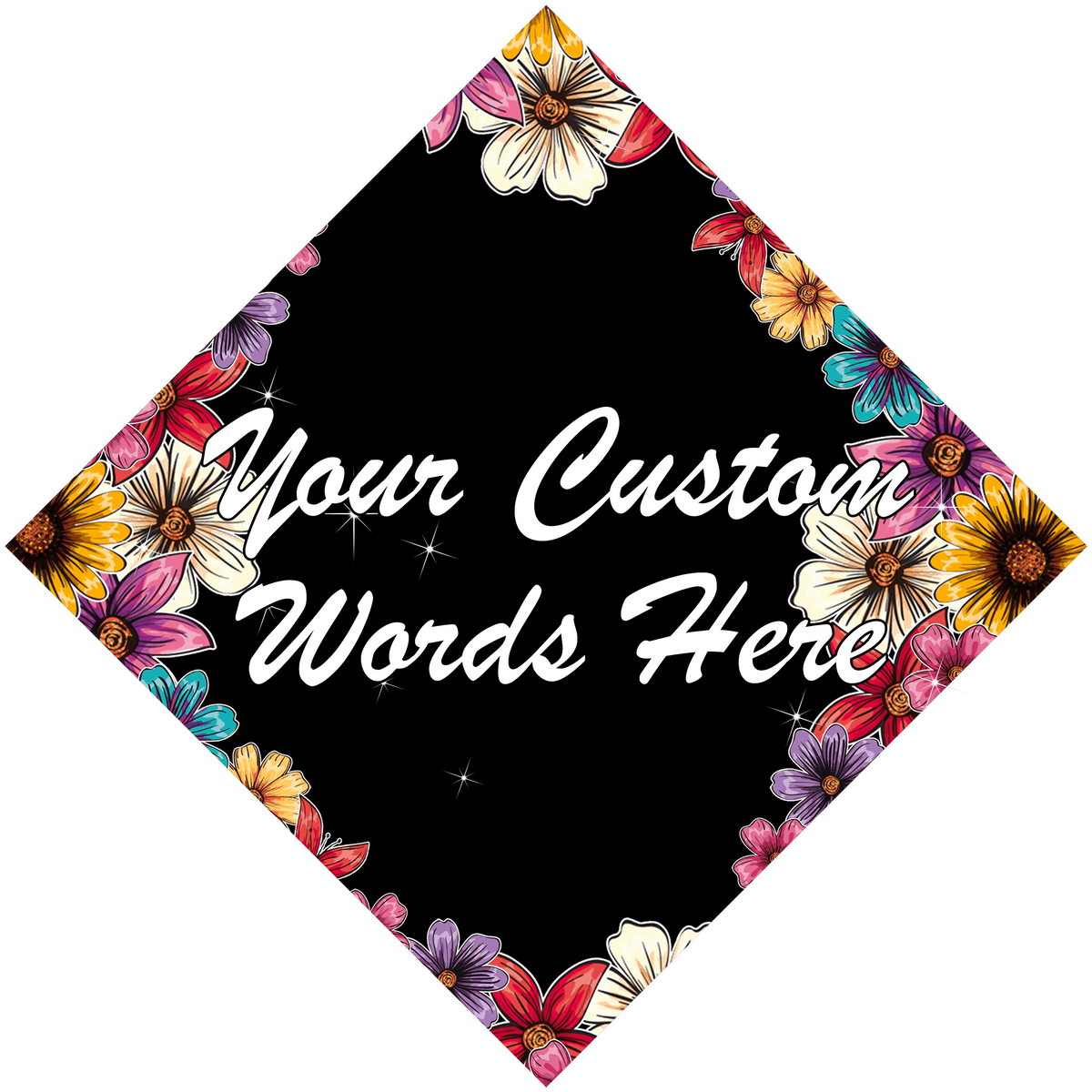 GeckoCustom Personalized Graduation Topper, Graduation Gift HN590 9.5"x9.5"