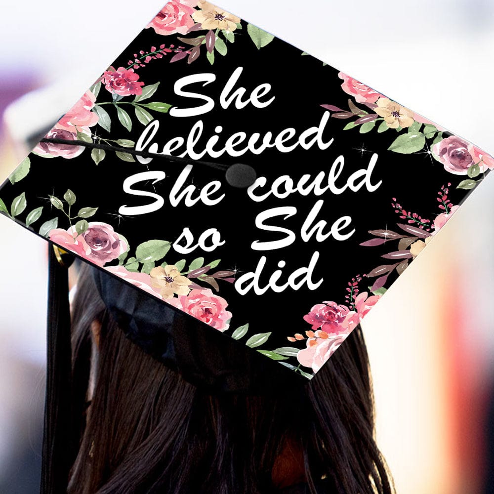 GeckoCustom Personalized Graduation Topper, Graduation Gift HN590 9.5"x9.5"