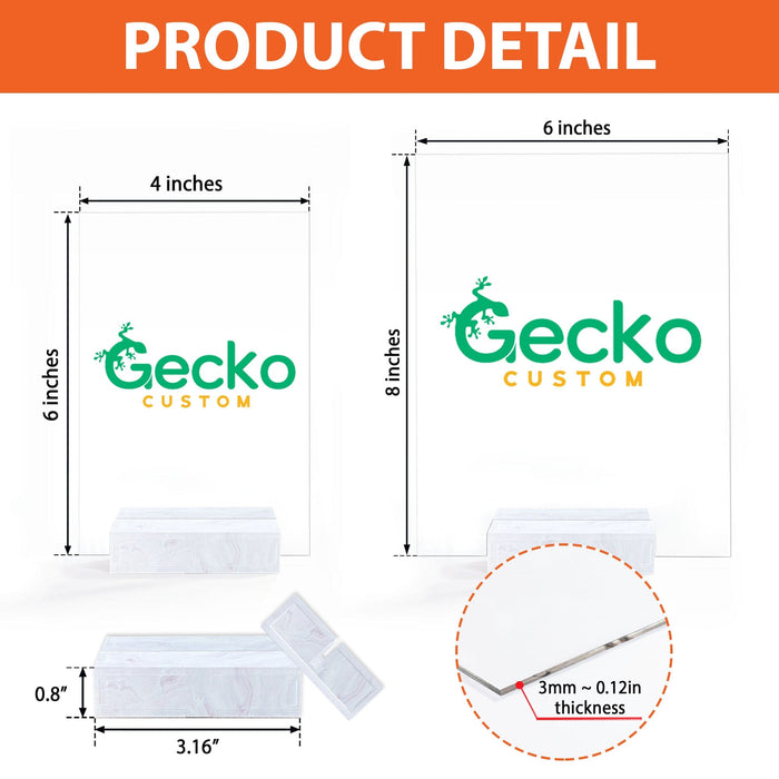 GeckoCustom Personalized Photo Acrylic Plaque Gift For Graduation Senior C601V2
