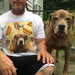 GeckoCustom Personalized Photo Custom Dog Shirt, Gift For Dog Lover, Custom Pet Face With Name Shirt Unisex T Shirt / Sport Grey / S