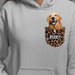 GeckoCustom Personalized Photo Custom Dog Shirt, Gift For Dog Lover, Pet Pocket Bright Shirt Pullover Hoodie / Sport Grey Colour / S