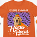 GeckoCustom Personalized Photo Custom Dog Shirt, Halloween Gifts, A Bunch Of Hocus Pocus