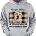 GeckoCustom Personalized Photo Custom Dog Shirt, How You Rescued Me Again Shirt, Dog Lover Gifts Pullover Hoodie / White Colour / S