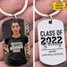 GeckoCustom Personalized Senior Class of 2022 Strong Keychain, Class of 2022 Gift, Graduation Keychain No Gift box