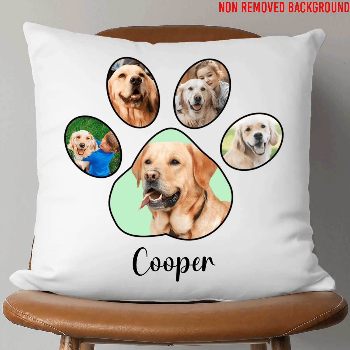 Custom Dog Cat Photo Pillow, Dog Lover Gifts — GeckoCustom