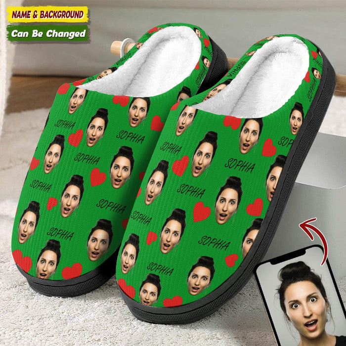 Personalized Face House Slippers Fuzzy Slippers Custom Slippers High  Quality - Etsy