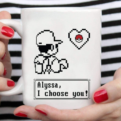 GeckoCustom Pokemon I Choose You Custom Mug