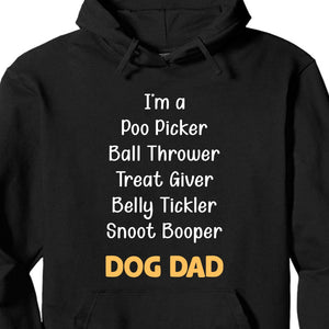 GeckoCustom Poo Picker Personalized Custom Dog Shirt C236 Pullover Hoodie / Black Colour / S