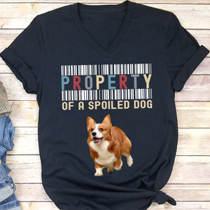 GeckoCustom Property Of A Spoiled Dog Personalized Dog Photo Shirt C283