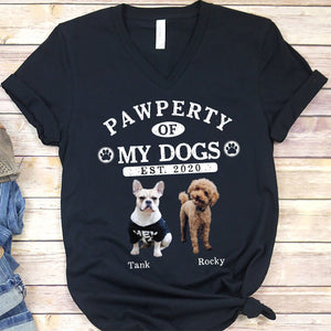 GeckoCustom Property Pawperty Dog Photo Shirt C188