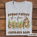 GeckoCustom Proud Bear Father Of A Few Dumbass Kids Family Shirt, HN590